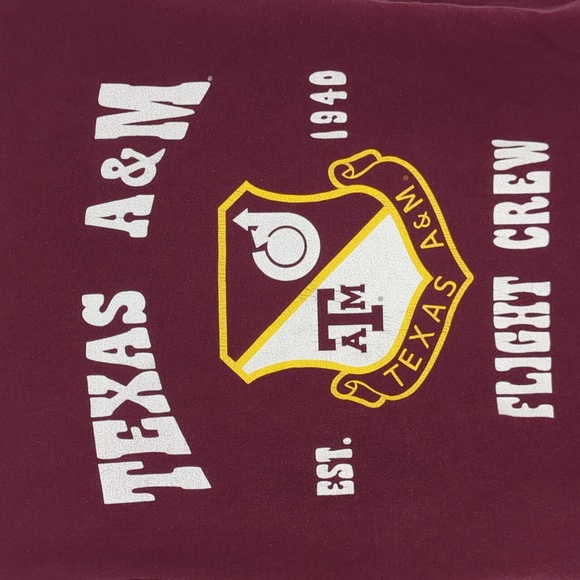 Texas A&M American Institute of Aeronautics and Astronautics Flight Crew Shirt M - Picture 3 of 6